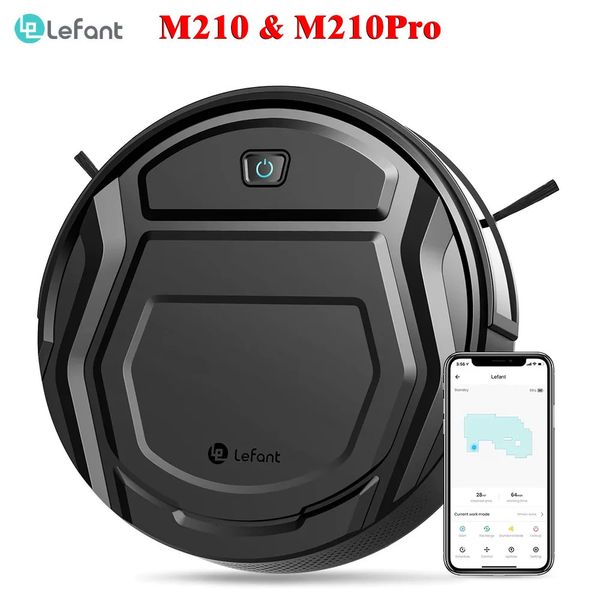 Lefant Robot aspirateur M210 Pro pour appareil ménager WiFi App Alexa contrôle balayage vadrouille pour poils d'animaux tapis de sol 240103