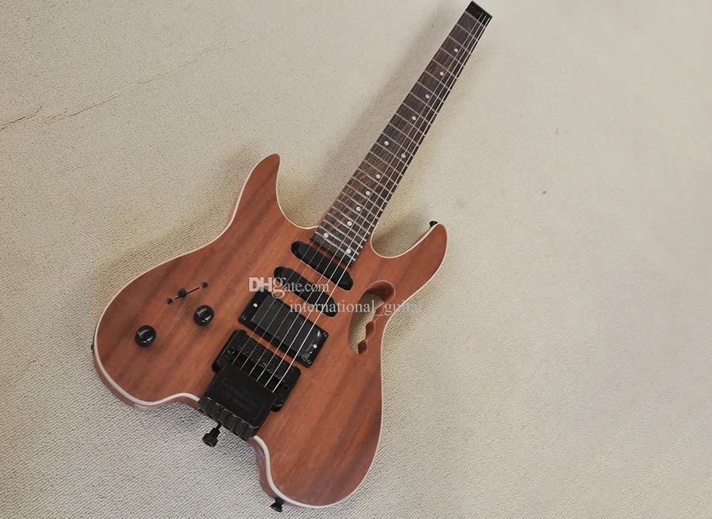 Accessoire Guitare Sans Tête Guyker - 6 Cordes - Mécaniques Sans Tête - Pour Projet Ou Remplissage Chevalet Guitare Sans Tête