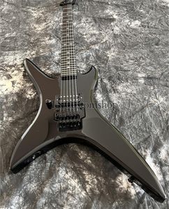 Gaucher BC Stealth Legacy Chuck Schuldiner Gloss Black Guitare électrique Diamond Inlay Wrap Arround Cordier Hardtail Bridge