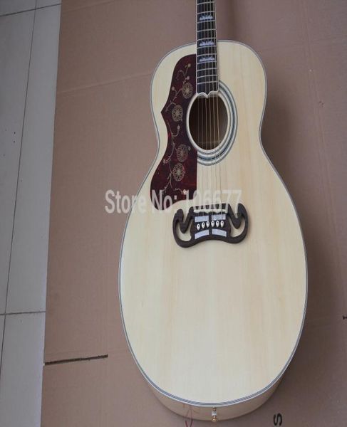 Pickup de pêche à la guitare acoustique acoustique J200 NA Guitare électrique avec étui dur 9265936