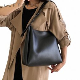 Leftside Fi Sac fourre-tout en cuir pour femmes 2023 Tendance Femme Simple Grande Capacité Sac à bandoulière Sacs à main et sacs à main E8dF #