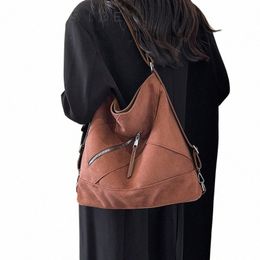 Sac à bandoulière en cuir de conception de fermeture à glissière pour les femmes 2023 Tendal Femelle Simple Grande Sac à main haut de gamme Sac à main 5304 #