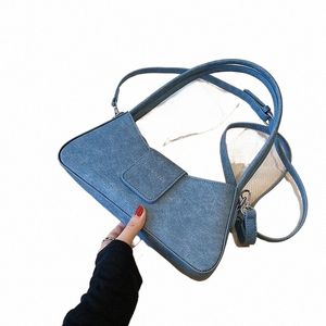 Sacs à bandouliers sous les armoirs en cuir PU à gauche pour les femmes 2023 Designer Fi Handbags Trend Ladies Color Color Crossbody Bag Y48L # #