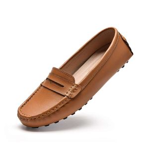Lefu Driving Designer Leather Beauseen Chaussures pour femmes 836 55792