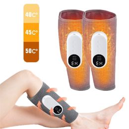 Masseurs de jambes Masseur de mollet à pression d'air à 360 ° Machine de présothérapie 3 modes Relaxation musculaire des jambes des pieds favorisent la circulation sanguine soulage la douleur 231031
