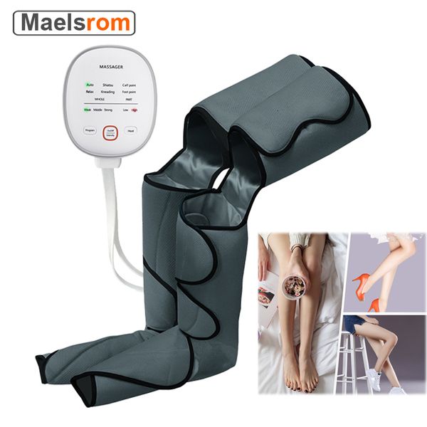 Masseurs de jambes Masseur de pieds à compression d'air Machines de massage lymphatique pour le corps Relax Soulagement de la douleur Pétrir Presoterapia Waves 230802