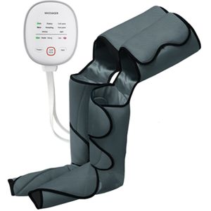 Masseurs de jambes Chaise électrique jambe pied cuisse massage point d'acupuncture shiatsu pétrissage machine à pression d'air corps entier mollet masseur 230802