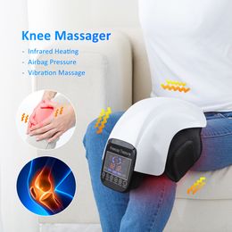 Been Massagers Elektrische Verwarming Knie Pad Air Pressotherapie Stimulator Beengewricht Infrarood Therapie Artritis Pijnbestrijding Knie Temperatuur Massage 230718