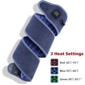 Been Massagers Elektrische Verwarming Pad Wrap voor Arm Voet Knie Polssteun Brace Warmer Compressie Pijnbestrijding Gezamenlijke Therapie Polsband Riem 230203