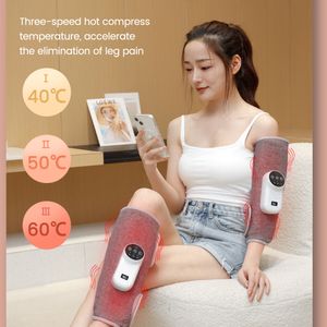 Masseur de jambes Masseur de jambes électrique 3 modes sans fil avec compression d'air rechargeable pour soulager la douleur Fatigue musculaire du mollet Massage relaxant des pieds 230614