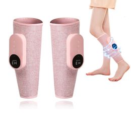 Masseurs de jambes Masseur de jambe électrique sans fil Compression d'air compresse soulagement de la douleur mollet Muscle Fatigue Relax Massage Machine de soins de santé 230831