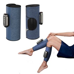 Massaggiatori per gambe Massaggiatore elettrico Vibrazione Compressione dell'aria riscaldata Muscolo del polpaccio Rilassamento Dispositivo per massaggio del piede antidolorifico con telecomando senza fili 230831