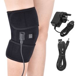 Masajeadores de piernas Fisioterapia con calefacción Rodillera para articulación de rodilla Mantener caliente Cuidado de la salud para artritis Alivio del dolor de rodilla Protección de rodilla Cinturón de soporte 230831
