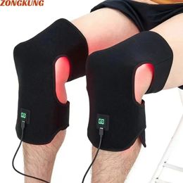 Masajeadores de piernas Rodilla LED Terapia de luz roja Almohadilla Manta infrarroja para alivio del dolor Relajación corporal Dispositivo portátil de uso doméstico 231118
