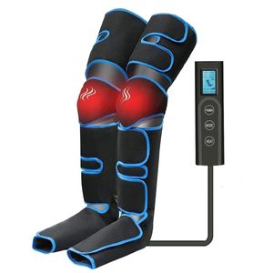 Masseur de jambes Masseur Compression d'air pour la circulation Massage des pieds de mollet Soulagement de la douleur musculaire Dispositif séquentiel de bottes avec ordinateur de poche 230718