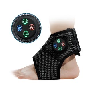 Masseurs de jambes Smart Cheville Massage Compression Air Brace Pied Électrique Vibration Compresser Chauffage 230802