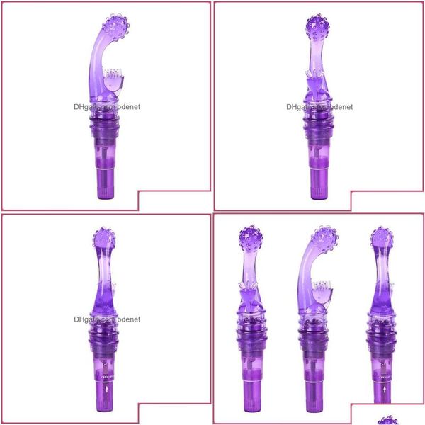 Masseurs de jambes jouet Masr femme masturbation doigt vibrateur clitoris et point G orgasme gicler brosse bâton pour femme produits Adt Drop Deliv Dhq4Y