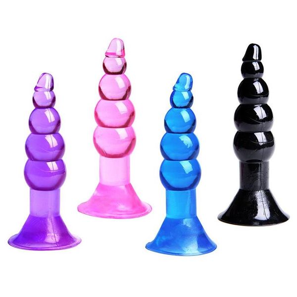 Masseurs de jambes Jouets Masrs Mini Adt Vie nocturne Jelly Blying Butt Plug Anal Backyard Produit Érotique pour hommes et livraison directe Santé Beaut Dhvmc