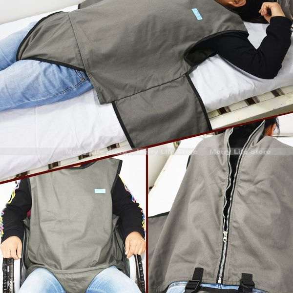 Jambe Shaper Confortable Coton Gilet De Retenue De Sécurité Antichute Chaise De Lit Fauteuil Roulant Ceinture De Sécurité Bande De Vêtements Pour Personnes Âgées Soins Infirmiers 230729