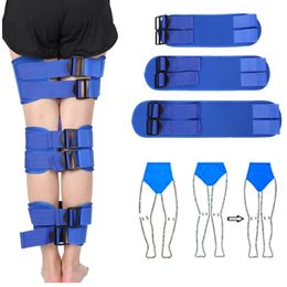 Leg Shaper Posture Corrector 3PcsSet OX Legs Correction Bretelles Bandage Knock genou Bowlegs Ortic Redressement Cuisse Genouillères Soutien p230715