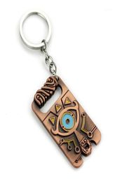 Légende de Zelda porte-clés Sheikah ardoise pendentif fait à la main porte-clés souffle du jeu sauvage bijoux porte-clés llavero zelda COSPLAY11351428