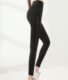 Legging - Pantalon de fitness à la hanche pour femmes nouveaux pantalons de yoga professionnel à taille haute interne