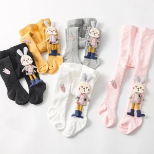 Leggings Lawadka Collons pour filles tricot pour enfants caricatures coton de lapin coton softs girls collants