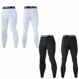 Leggings Hommes Gym Collants de course Hommes Compri Pantalon Fitn Jogging Lg Pantalon Yoga Formation Bas l9Ws #