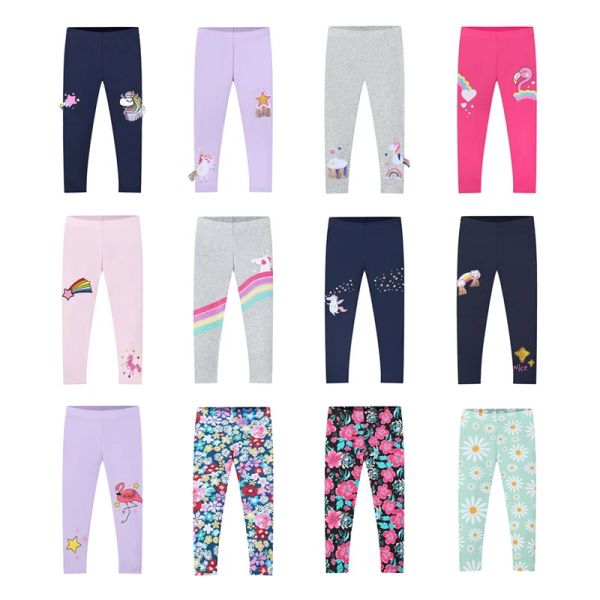 Leggings Primavera Autumn Baby Baby Leggings Preciosos pantalones de lápiz de lápiz Lápiz Cotos de algodón Ropa casual para niños 2 a 8 años Venta caliente