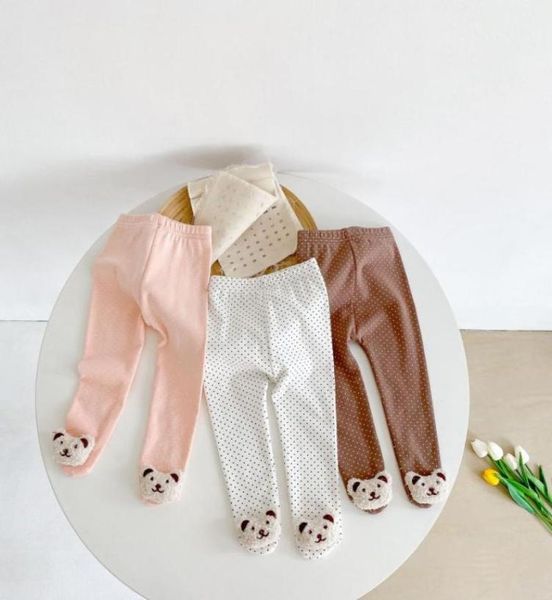 Leggings collants en coton pour bébé fille, collants à pois, imprimés à la mode, pantalons pour nourrissons en bas âge, garçon Panda, 024M9906870, printemps 2022