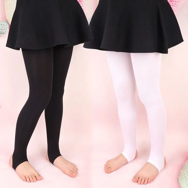 Leggings Medias Pantimedias para niñas Zapatos para caminar con piernas de terciopelo ultrafinos y de moda para niños 312 años Pantalones ajustados de ballet sólidos para estudiantes y niños 231013