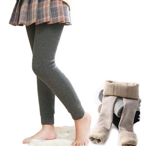 Leggings Collants Filles Velours Pantalon Pour Enfants Hiver Cachemire Pantalon Chaud Adolescent 1-12ans 221102