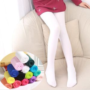 Leggings Tights Summer Spring Candy Color Kids girls Pantyhose Ballet Dance for infant child Stocking Velvet Solid White autumn 221125