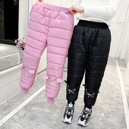 Leggings Medias Invierno Niños Ropa de algodón Pantalones para niños Leggings para niñas Pantalones cálidos para niños Pantalones impermeables a prueba de viento para nieve para niños 231219