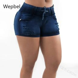 Leggings wepbel mode décontracté pantalon en denim serré