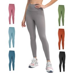 Leggings vrouwen yogabroek hoge taille buikregeling geen doorzichtige kont lift workout hardloop leggings negende broek