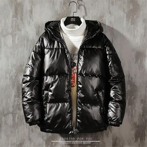 LISIBLE Hiver Veste Hommes À Capuche Épais Parkas Hommes Veste Chaud Manteau D'hiver Mâle Zip Up Plus La Taille 210222