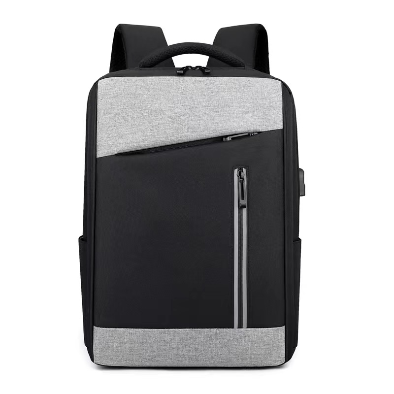 leisure A business backpack men's large capacity USB interface rechargeable Swiss commuter multi-function bag