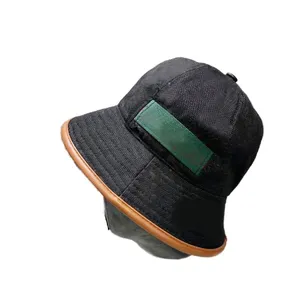Chapeaux de loisirs designers hommes large bord style de mode lettre chapeau de seau pour femme automne réglable cappellino adumbral haut de gamme fa0120 H4