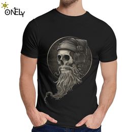 Vrije tijd man T-shirt Winya No. 99 Skull baardkwaliteit katoen mode ronde hals cartoon print la camiseta 210706