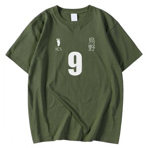 Loisirs S-XXXL T-shirts pour hommes Printemps Été T-shirt Kageyama Tobio Dessin animé Haikyuu Vêtements d'impression surdimensionné 2021 T-shirt Homme Y0809