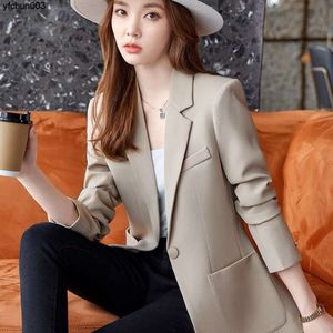 Vrije tijd klein pak damesjack met een gevoel van luxe Nieuwe lente en herfst Koreaanse versie Woon-werkverkeer Temperament Fashion Top