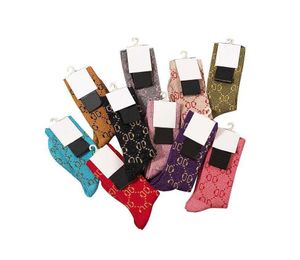 Leisure sokken met letterpatronen in 10 kleuren vrouwen medium kousen 452414