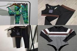 Leisure Women Sport Swimwear Designer Bodysuit Pants Pak Hoogwaardige Bikini Swimsuit Yoga Suit Swiming Wear7803616