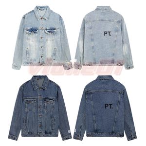 Leisure Womens High Street Jeans Jackets Mens Mens Fashion Embroidery Vintage Denim Coats Lovers Casual Loose Jackets Aziatische maat S-XL