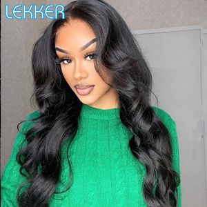 Lekker WAVY 13X1 T Deel Lace voorkant menselijk haar voor vrouwen Glueless Bob Braziliaans Remy Hair 30inch Body Wave Middle Part S 240408