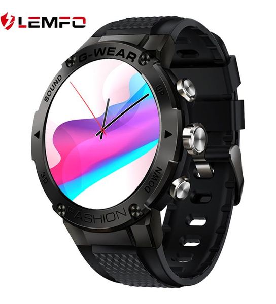 Reloj inteligente LEMFO K28H para hombres con llamada Bluetooth, reloj personalizado con caras, música, espera súper larga, 3 botones laterales, reloj inteligente deportivo 20217359869