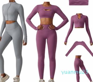 Lemon Align – ensemble de Yoga pour femmes, combinaison de Sport, vêtements de gymnastique, ensemble d'entraînement, taille haute, Leggings de Fitness, veste de gymnastique, débardeur