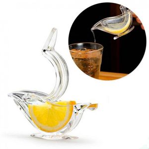 Citron manuel presse-agrumes presse presser fruits Mini manuel presse-agrumes forme d'oiseau Transparent Portable pour Orange cuisine maison Slip outil 913