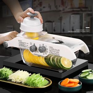 Citron Slicer Multifonctionnel Fruits Râpe À Pommes De Terre Avec Panier Légumes Chopper Carotte Cutter Slicer Cuisine Accessoires Outils 240129